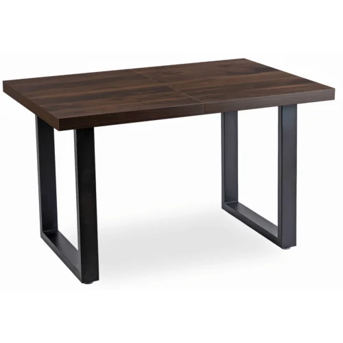 Masă extensibilă TOMAS 130–230 cm Nuc/Negru