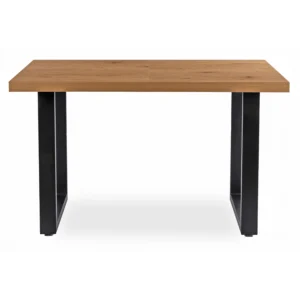 Masa extensibilă TOMAS 130-230 cm, stejar auriu/negru — Mese