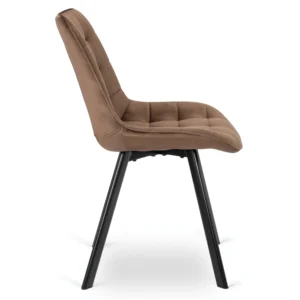 Scaun RICK Brown velur — MOBILA