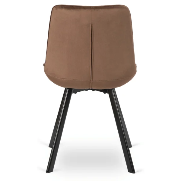 Scaun RICK Brown velur — MOBILA