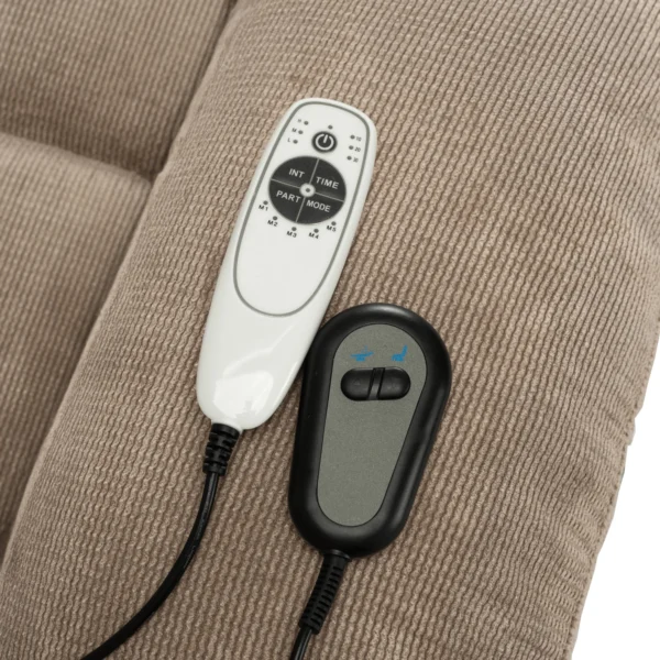 product-3488-13 Fotoliu de masaj electric rabatabil FENIX cu funcție de ridicare, bej — Fotolii de masaj