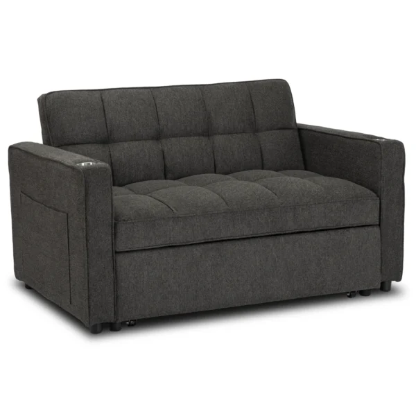 product-3491-0 Fotoliu rabatabil ASTER pentru dormit, negru