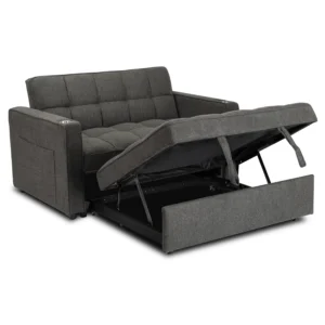 product-3491-6 Fotoliu rabatabil ASTER pentru dormit, negru