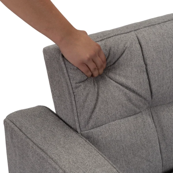 product-3492-11 Fotoliu rabatabil ASTER pentru dormit, gri