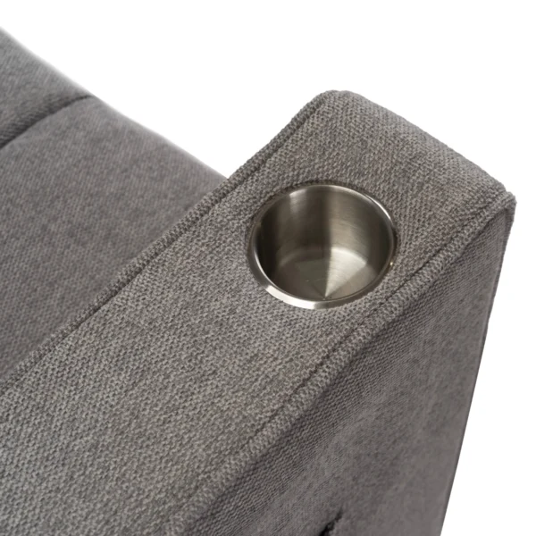 product-3492-14 Fotoliu rabatabil ASTER pentru dormit, gri