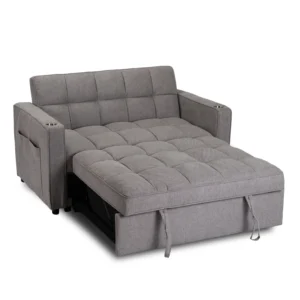 product-3492-2 Fotoliu rabatabil ASTER pentru dormit, gri