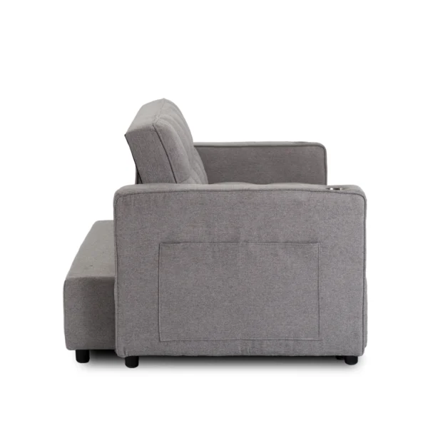 product-3492-3 Fotoliu rabatabil ASTER pentru dormit, gri