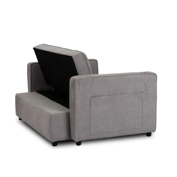 product-3492-6 Fotoliu rabatabil ASTER pentru dormit, gri