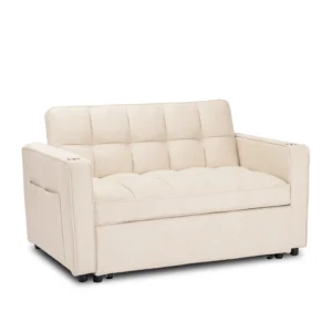 Fotoliu extensibil ASTER pentru dormit, bej