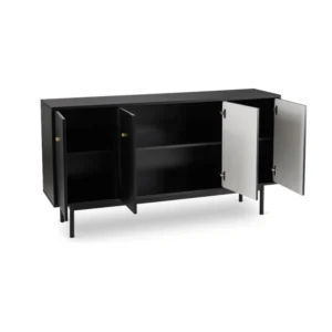 Comoda MARLEN, 155 cm, negru