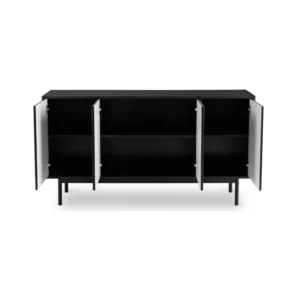 Comoda MARLEN, 155 cm, negru