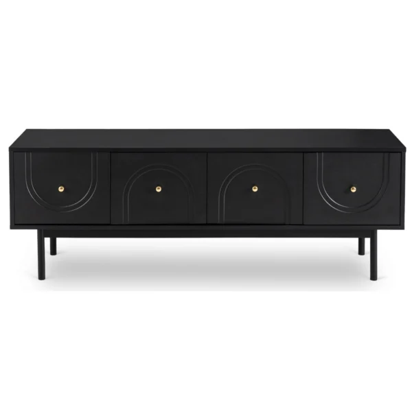 product-3500-2 Dulap RTV MARLEN 155 cm Negru — Comode TV