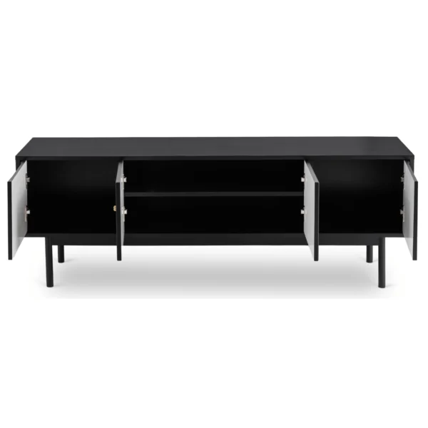 product-3500-3 Dulap RTV MARLEN 155 cm Negru — Comode TV