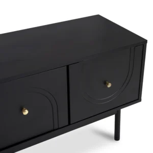 product-3500-4 Dulap RTV MARLEN 155 cm Negru — Comode TV