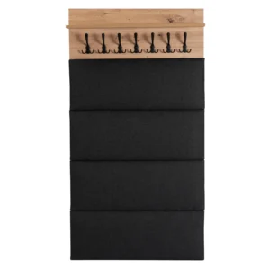 PRATO Cuier de perete 80 cm Stejar artizanal/Grafit