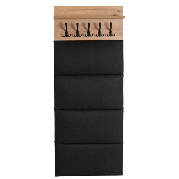 product-3502-1 VENORNA Suport de perete 60 cm Stejar Artisan/Grafit — Cuiere