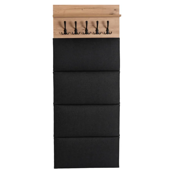 product-3503-1 Suport de perete MODENA 60 cm Stejar Artisan/Grafit — Cuiere