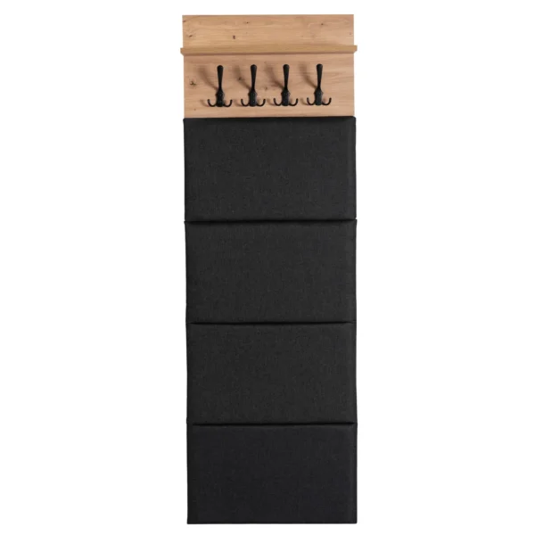Suport de perete PARMA 50 cm Stejar Artisan/Graphite — Cuiere