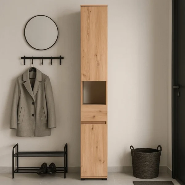 VENORNA Dulap artizanal din stejar, 30 cm