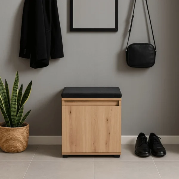 product-3509-0-1 Dulap pentru pantofi PARMA 50 cm Artisan Oak/Graphite — Dulapuri și lăzi pentru pantofi