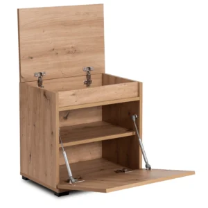 product-3509-1 Dulap pentru pantofi PARMA 50 cm Artisan Oak/Graphite — Dulapuri și lăzi pentru pantofi