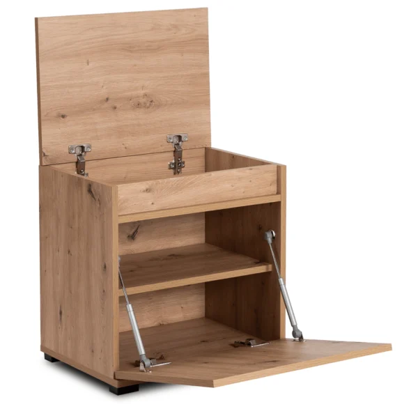 product-3509-1 Dulap pentru pantofi PARMA 50 cm Artisan Oak/Graphite — Dulapuri și lăzi pentru pantofi