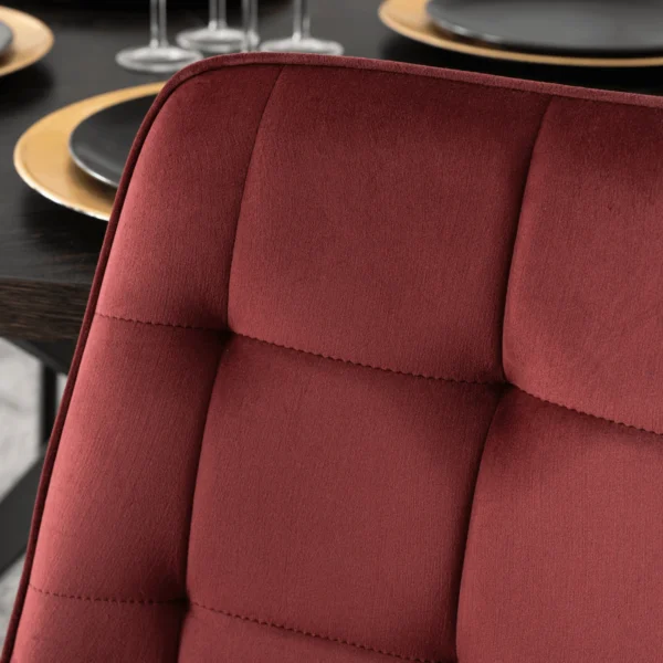 product-3513-3 Scaun CHRIS Maroon catifea — MOBILA