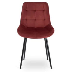 product-3513-4 Scaun CHRIS Maroon catifea — MOBILA