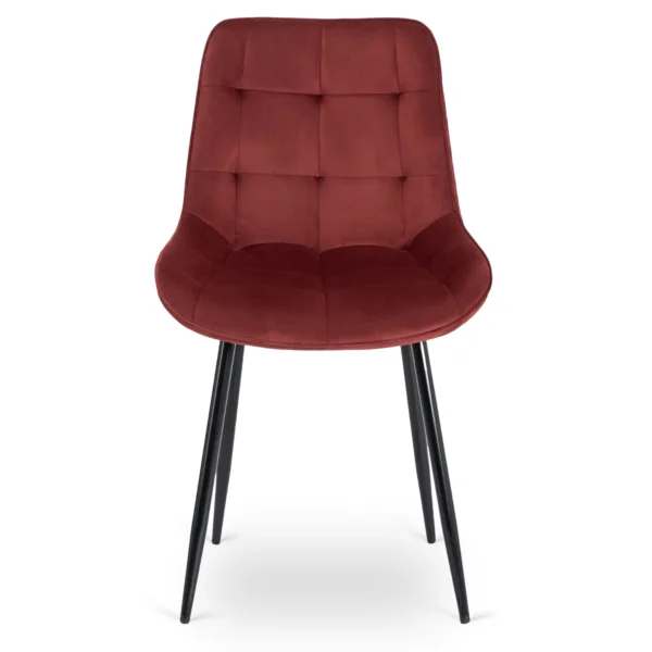 product-3513-4 Scaun CHRIS Maroon catifea — MOBILA