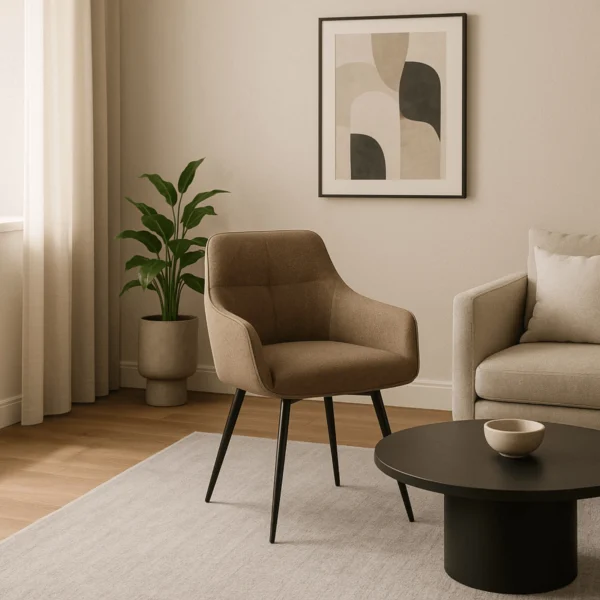 Scaun pivotant LARISA Bej