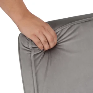 Fotoliu reclinabil BART din velur gri