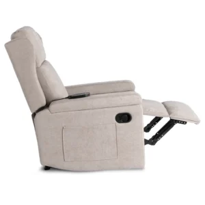 product-3534-5 SEBASTIAN Bej tesatura fotoliu de masaj culisant — Fotolii de relaxare