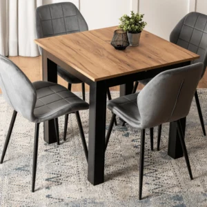 product-3542-0-1 BEN Masă pliabilă 80-200 cm Craft stejar/negru — Mese