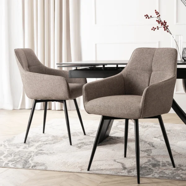 Scaun pivotant LARISA Cappuccino