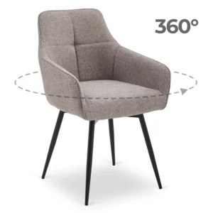 Scaun pivotant BIANCO Gri