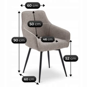 Scaun pivotant LARISA Cappuccino