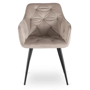 Scaun MODESTO Catifea bej — MOBILA