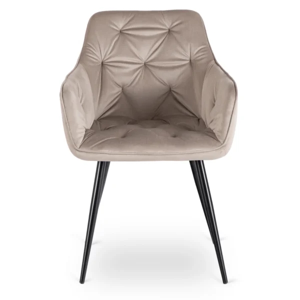 Scaun MODESTO Catifea bej — MOBILA