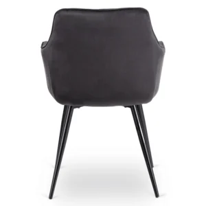 product-3547-4 Scaun MODESTO Velur negru — MOBILA