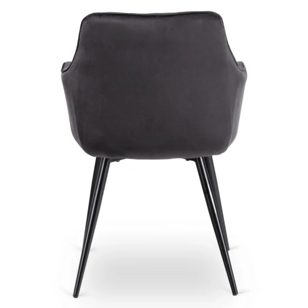 product-3547-4 Scaun MODESTO Velur negru — MOBILA