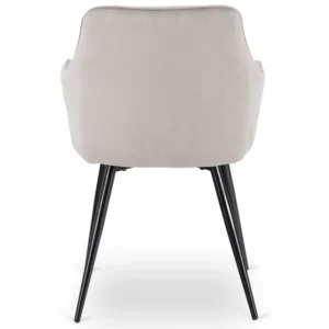 Scaun MODESTO din velur gri