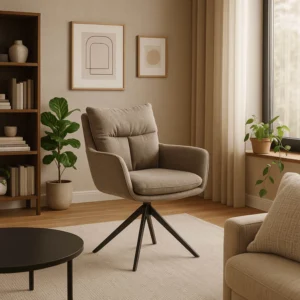 Scaun pivotant PAUL Maro deschis