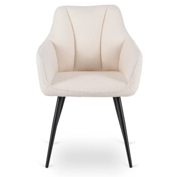 NAWARA Scaun Cream Boucle — MOBILA