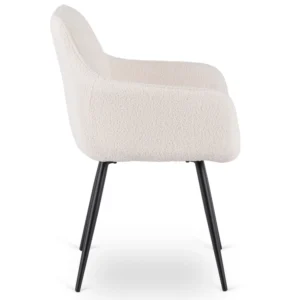 NAWARA Scaun Cream Boucle — MOBILA