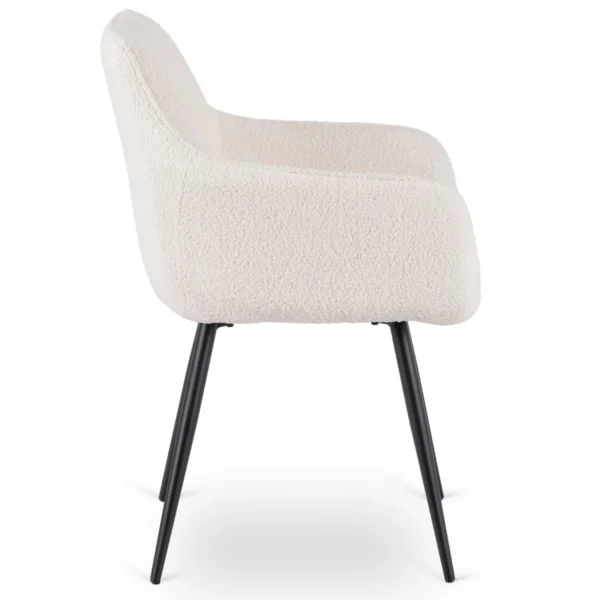 NAWARA Scaun Cream Boucle — MOBILA