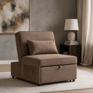 product-3566-0-1 IBERIS 80 cm Fotoliu pliabil pentru dormit Brown — Fotolii de relaxare