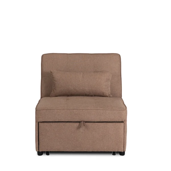 product-3566-2 IBERIS 80 cm Fotoliu pliabil pentru dormit Brown — Fotolii de relaxare