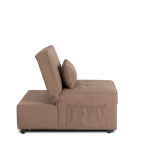 product-3566-3 IBERIS 80 cm Fotoliu pliabil pentru dormit Brown — Fotolii de relaxare