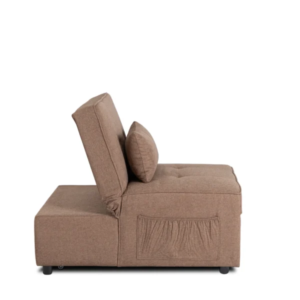 product-3566-3 IBERIS 80 cm Fotoliu pliabil pentru dormit Brown — Fotolii de relaxare