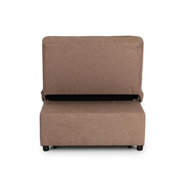 product-3566-7 IBERIS 80 cm Fotoliu pliabil pentru dormit Brown — Fotolii de relaxare